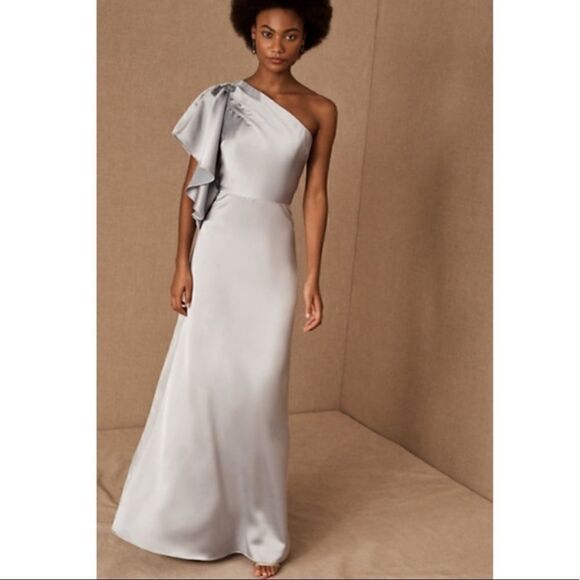 Monique Lhuillier Bridesmaids Clarelle Dress - Picture 1 of 6